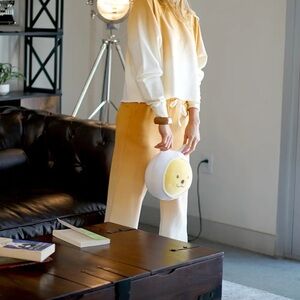 Cream and Yellow Lounge  Pants